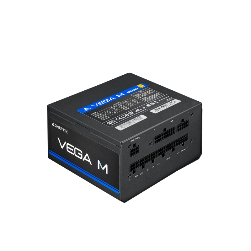 Napajalnik Chieftec Vega M, 850W, ATX, 80 Plus Gold, modularni