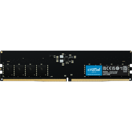 Pomnilnik Crucial 32GB DDR5-4800 UDIMM PC5-38400 CL40, 1.1V