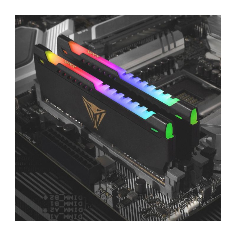 Pomnilnik DDR4 32GB (2x16GB) 3600 PATRIOT Viper Steel RGB, PVSR432G360C0K