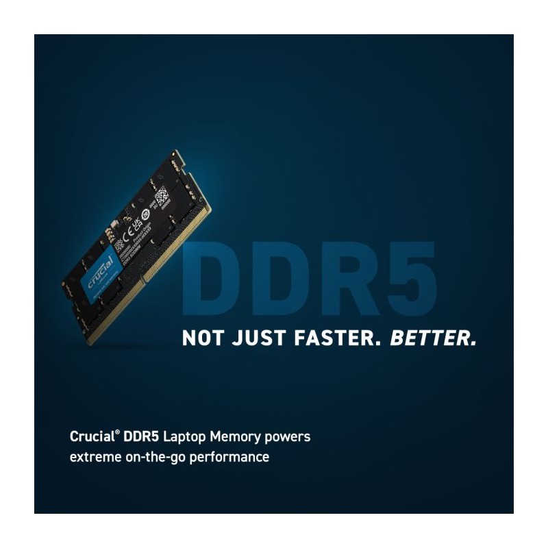 Pomnilnik SODIMM DDR5 16GB 5600MHz Crucial, CT16G56C46S5