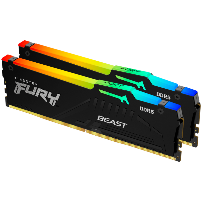 Pomnilnik DDR5 16GB (2x8GB) 6000 FURY Beast RGB EXPO