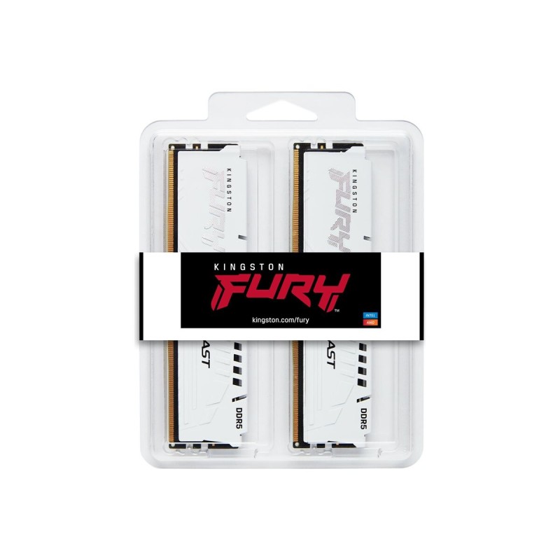 Pomnilnik DDR5 16GB 6000MHz Kingston FURY Beast White EXPO