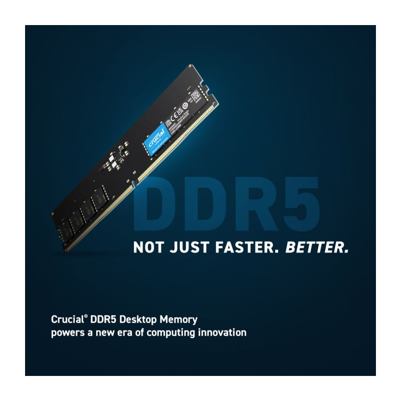 Pomnilnik DDR5 8GB 5600MHz, Crucial CT8G56C46U5