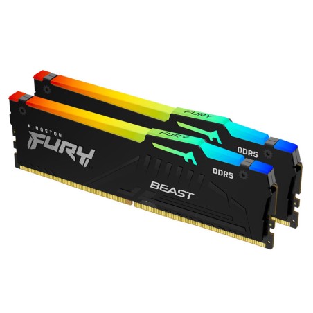 Pomnilnik DDR5 32GB (2x16GB) 6000MHz Kingston FURY Beast RGB EXPO