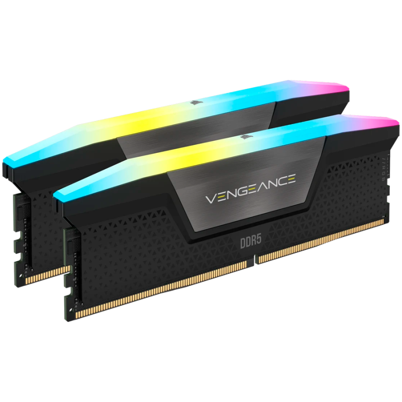 Pomnilnik DDR5 128GB(2x64GB) 6000MHz Corsair Vengeance RGB Black