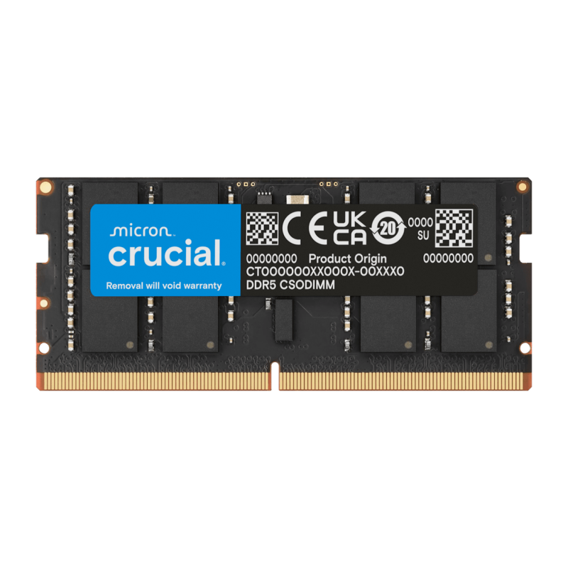 Pomnilnik DDR5 32GB 6400MHz Crucial CT32G64C52CS5 SODIMM