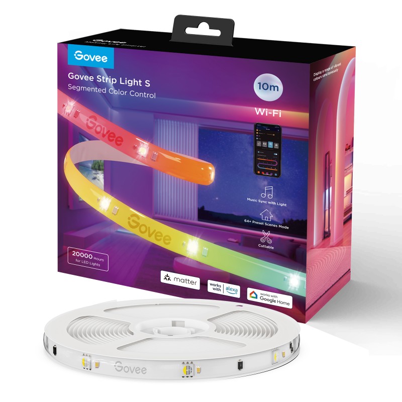 LED svetlobni trak GOVEE RGBIC S, 10m