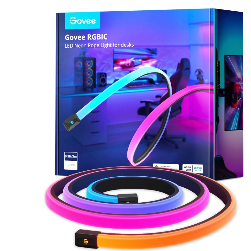 Svetlobni trak GOVEE Neon Rope RGBIC, 3m