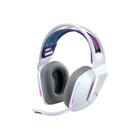 Slušalke Logitech G733 LIGHTSPEED, bele