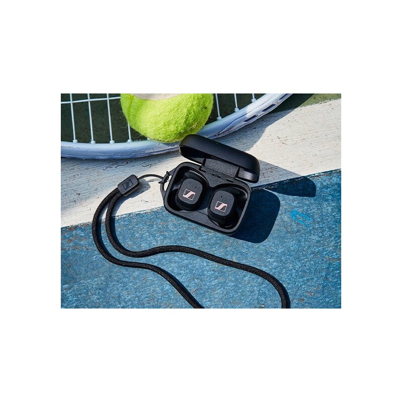 Slušalke Sennheiser SPORT True Wireless, črne