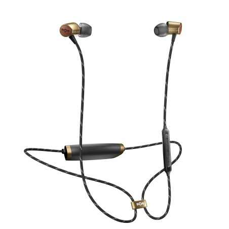 House of Marley Uplift Bluetooth ušesne slušalke - medenina barve