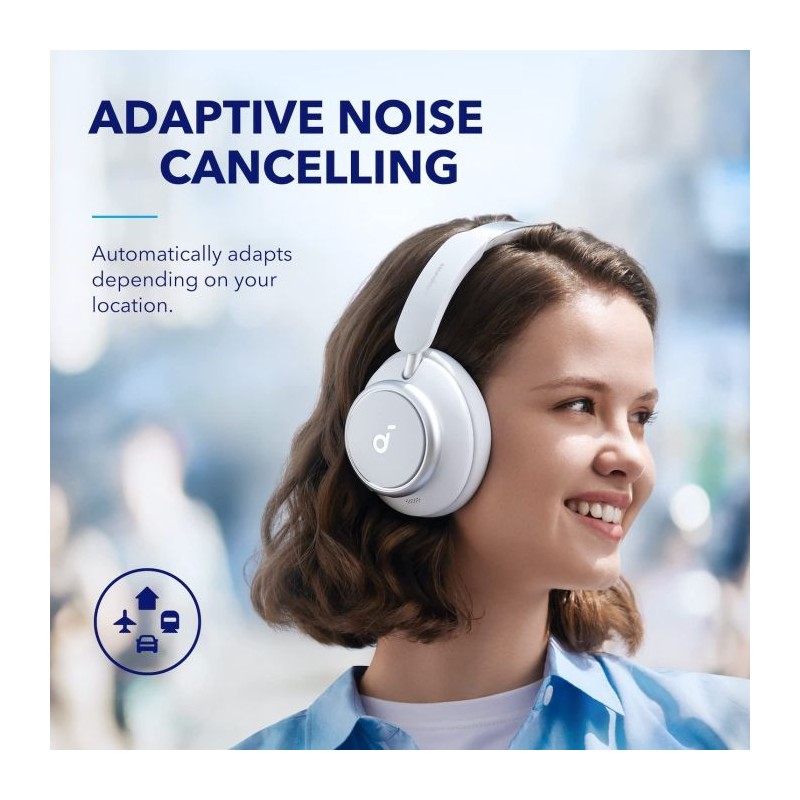 Slušalke Anker Soundcore Q45, bele