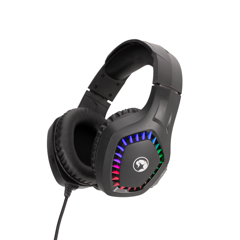 Slušalke Marvo H8360, RGB, črne