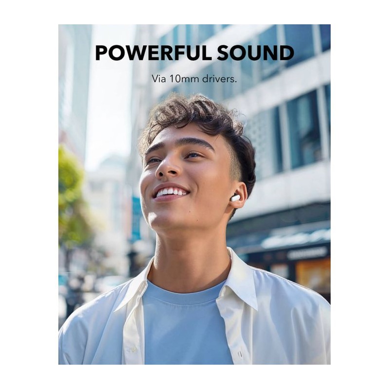 Slušalke Anker Soundcore P30i, bele, A3959321