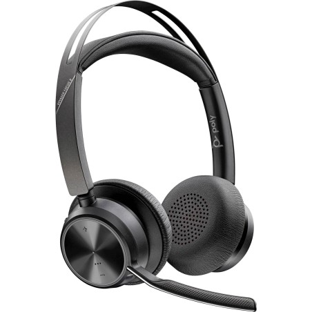 Slušalke Poly Voyager Focus 2 s stojalom za polnjenje