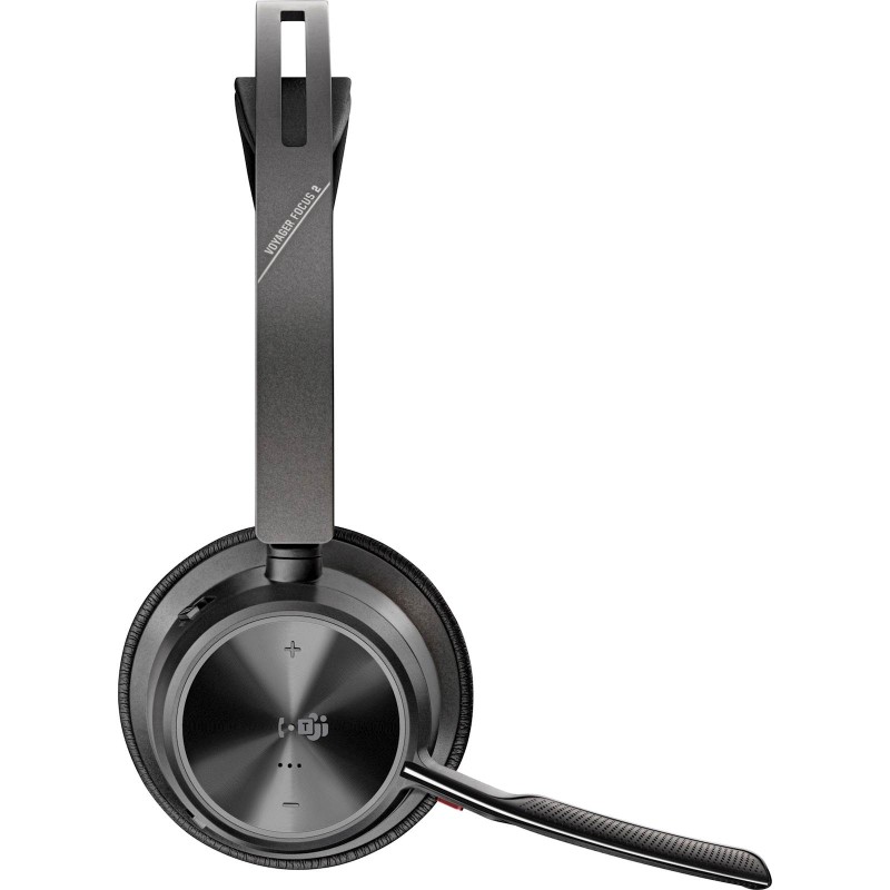 Slušalke Poly Voyager Focus 2 s stojalom za polnjenje