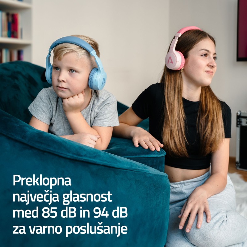 Slušalke LAMAX BaseKid1, modre
