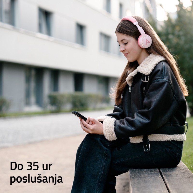 Slušalke LAMAX BaseKid1, roza