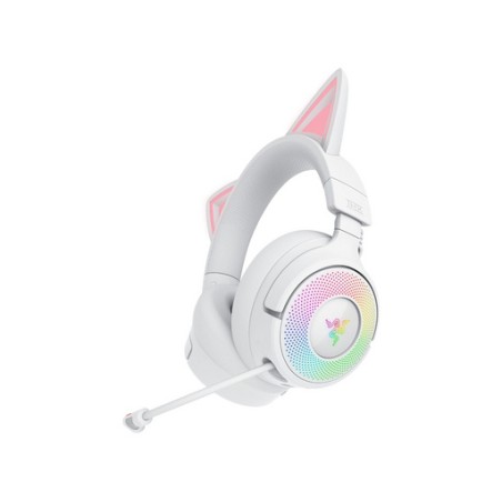 Slušalke Razer Kraken Kitty V3 Pro, bele