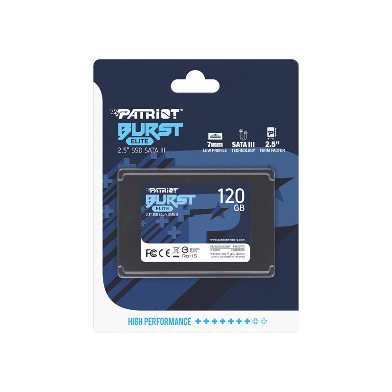 SSD disk 120GB SATA3 Patriot Burst Elite, PBE120GS25SSDR