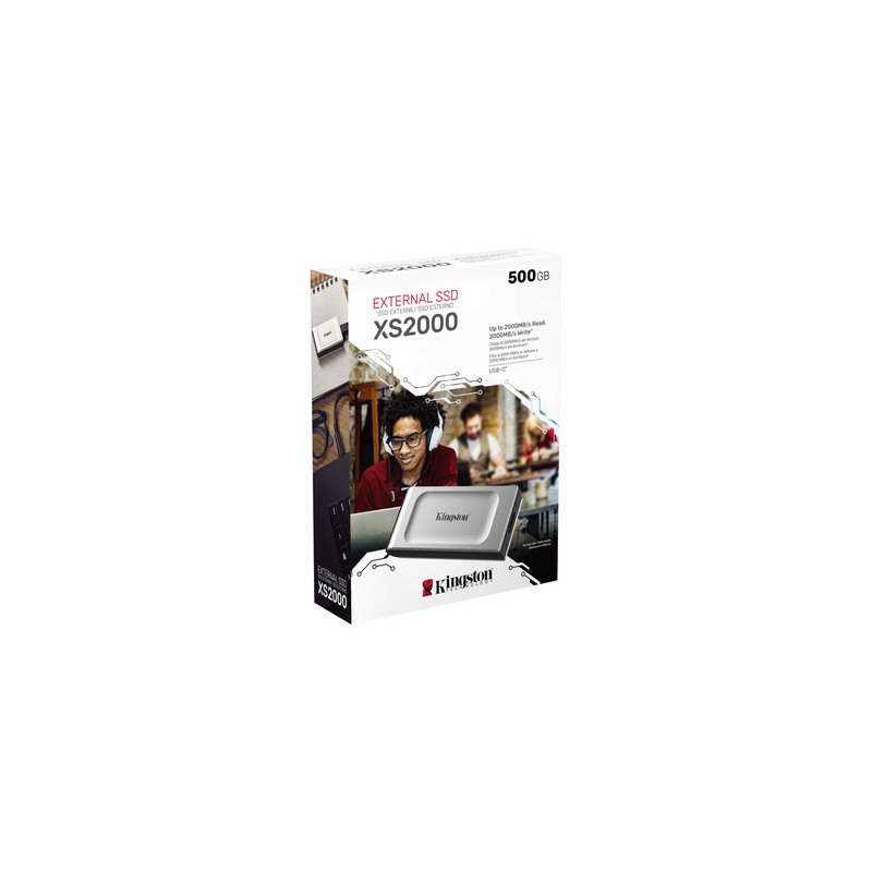 Zunanji SSD disk 500GB USB-C Kingston XS2000, SXS2000/500G