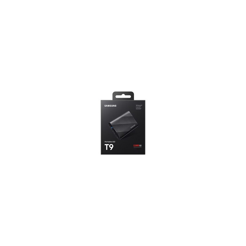 Zunanji SSD disk 2TB Samsung T9, črn, MU-PG2T0B/EU