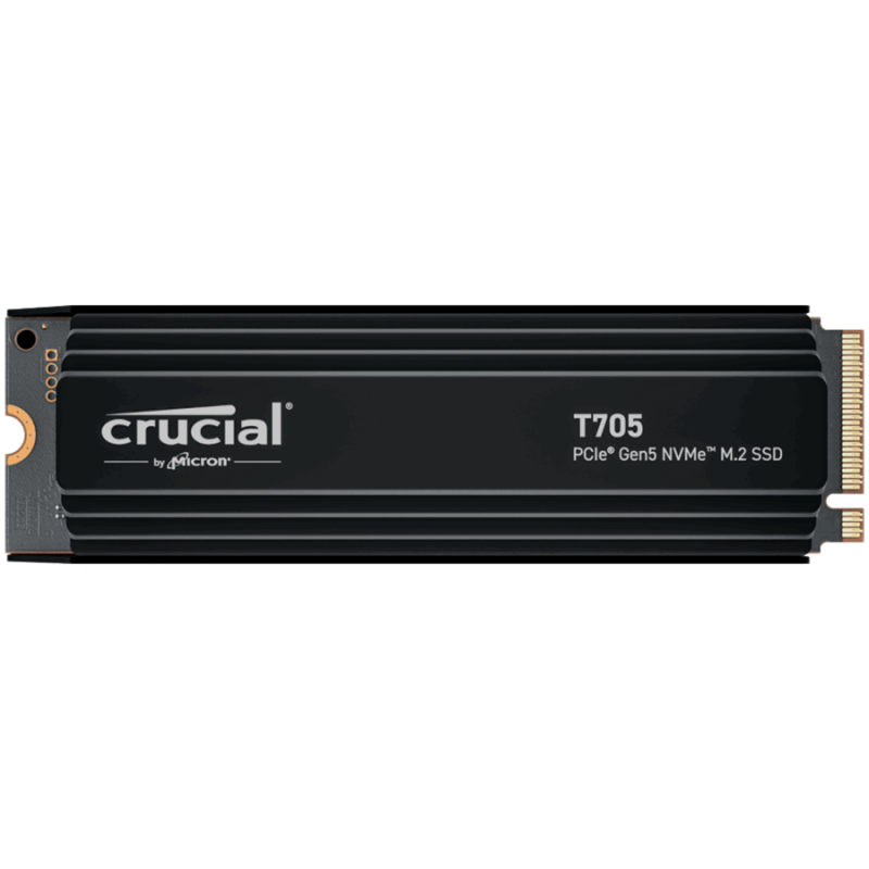 SSD disk 4TB M.2 NVMe, CRUCIAL T705 Heatsink