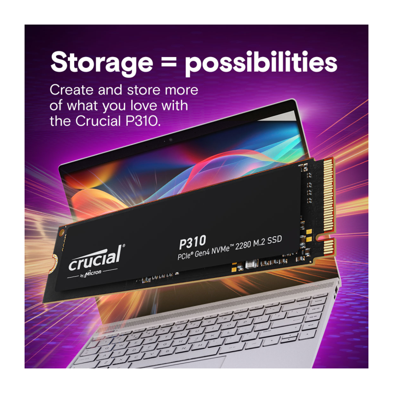 SSD disk 2TB M.2 NVMe Crucial P310