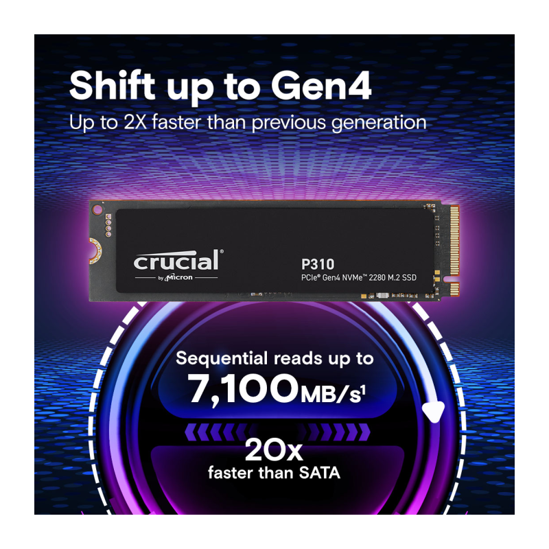 SSD disk 2TB M.2 NVMe Crucial P310