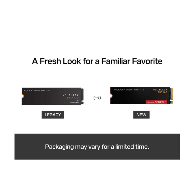 SSD disk 2TB M.2 NVMe WD Black SN7100