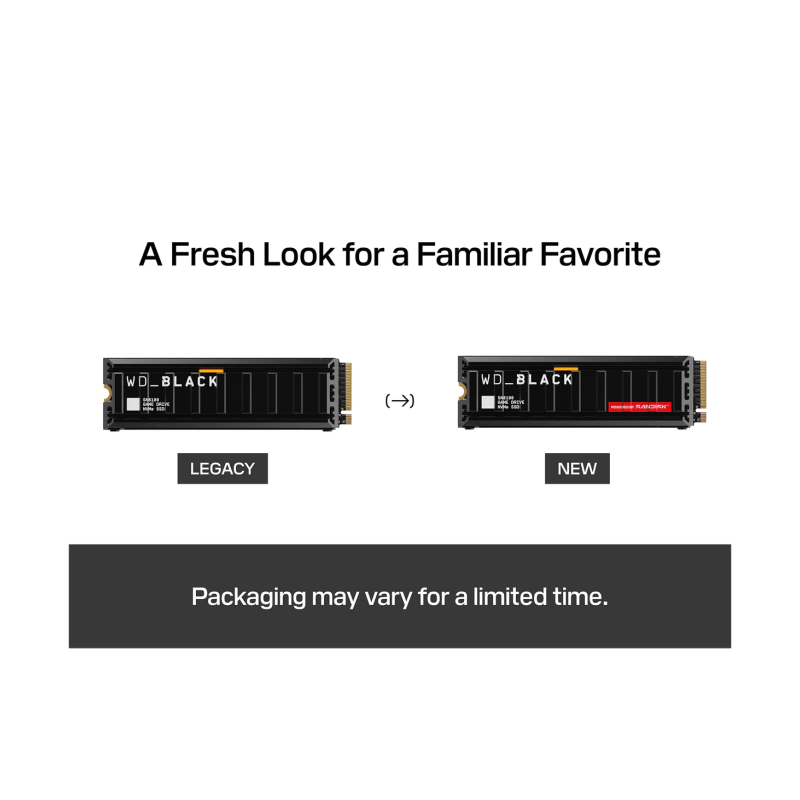 SSD disk 4TB M.2 NVMe WD Black SN8100 s hladilnikom, WDS400T1XHM