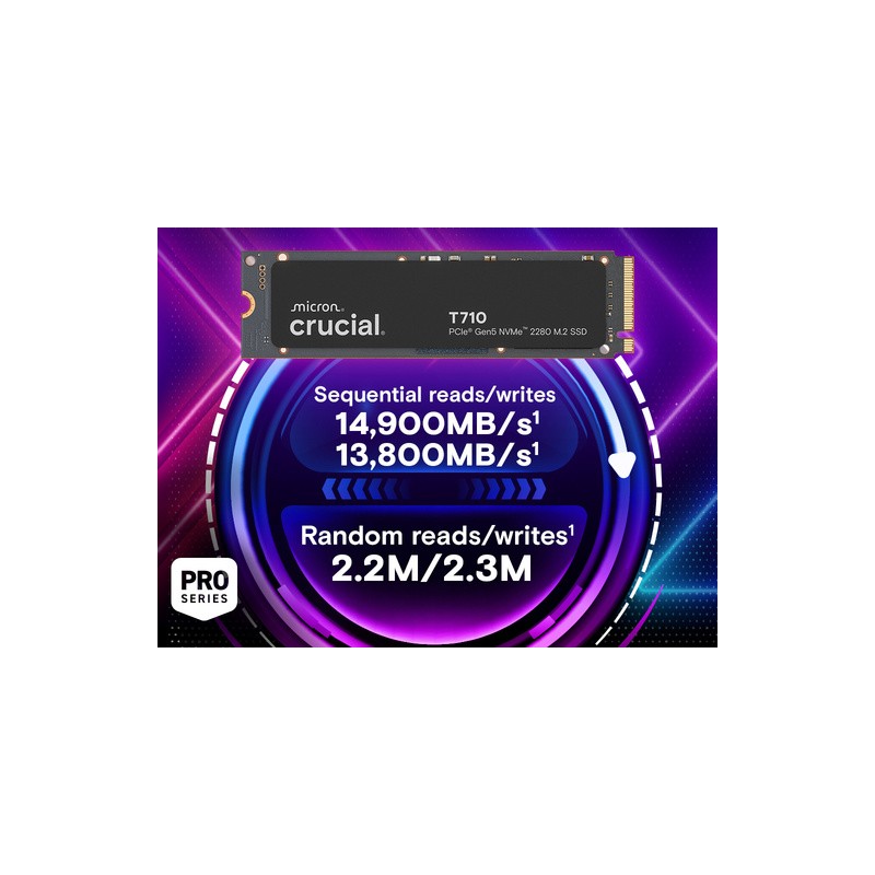 SSD disk 2TB M.2 NVMe Crucial T710