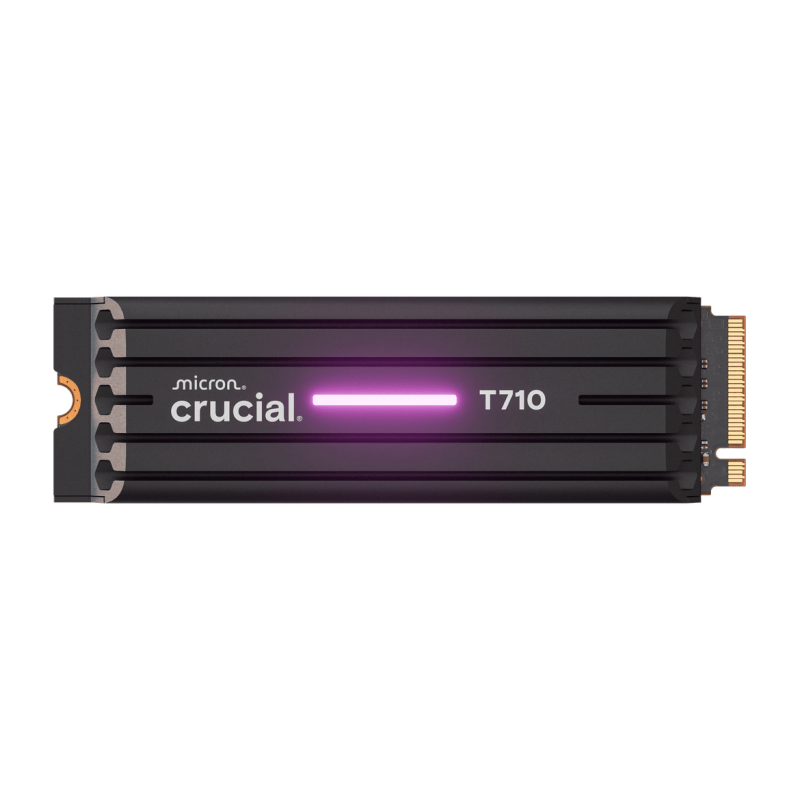 SSD disk 2TB M.2 NVMe Crucial T710 s hladilnikom
