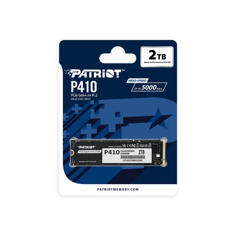 SSD disk 2TB M.2 NVMe Patriot P410