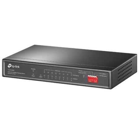 Stikalo (switch) TP-LINK TL-SF1009P, 9-Port 10/100, 8xPoE+