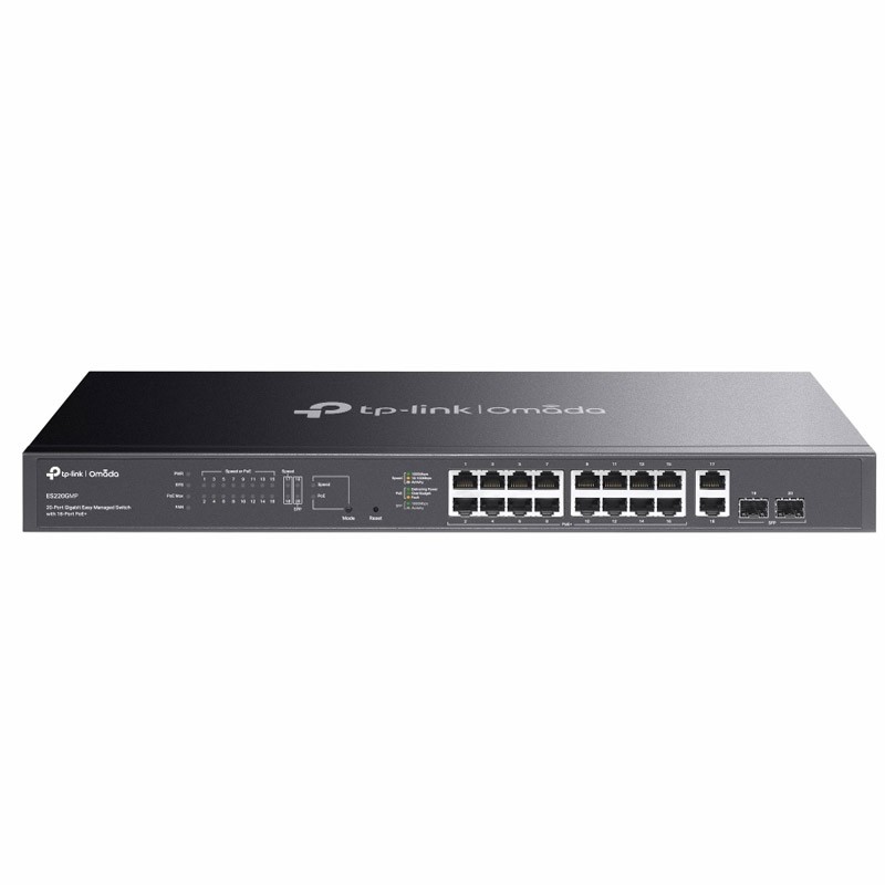 Stikalo (switch) TP-LINK Omada ES220GMP, 20-port, PoE, SFP