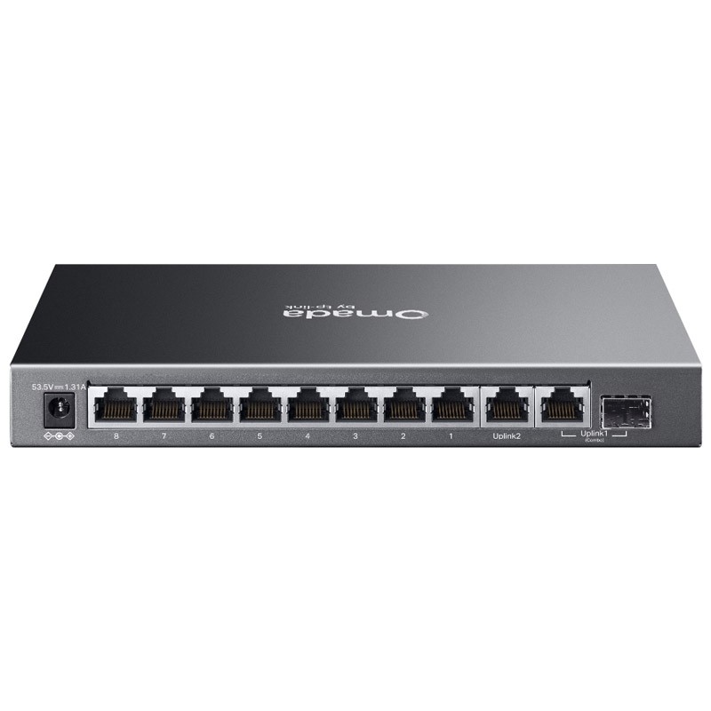 Stikalo (switch) TP-Link Omada ES210GP, 8-port, PoE+, SFP