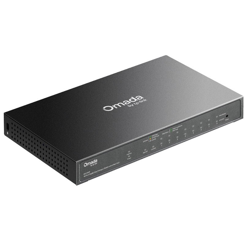 Stikalo (switch) TP-Link Omada ES210GP, 8-port, PoE+, SFP