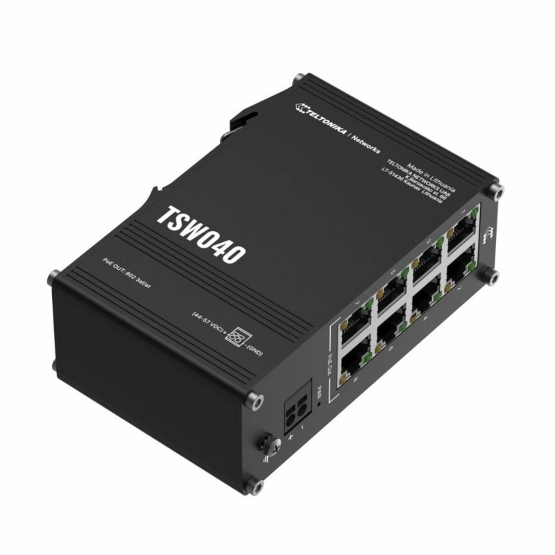 Stikalo (switch) Teltonika TSW040, 8-port, PoE+