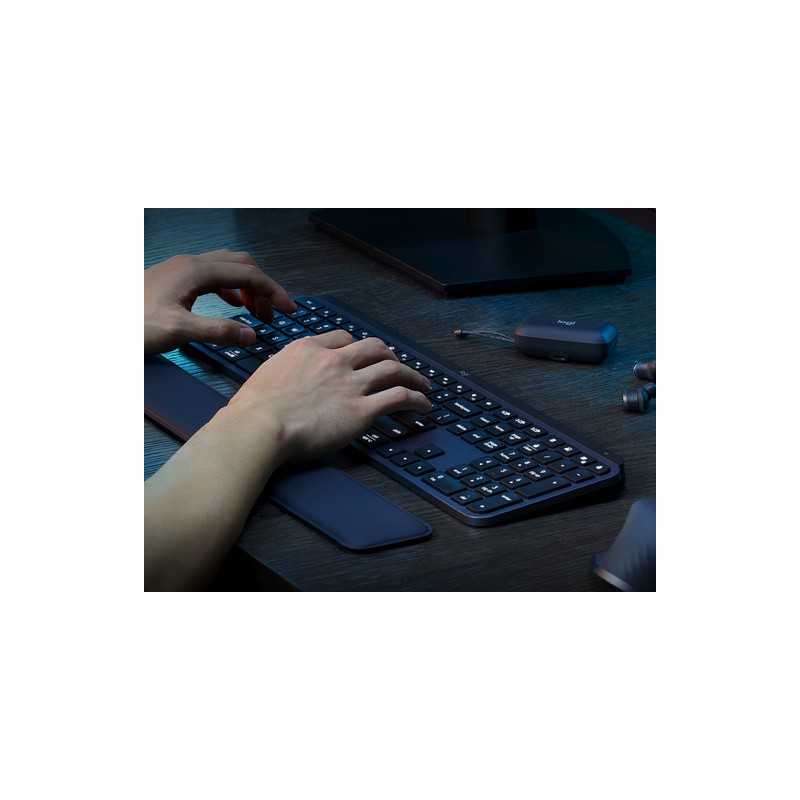 Tipkovnica in miška USB Logitech MX Keys S COMBO, grafitna