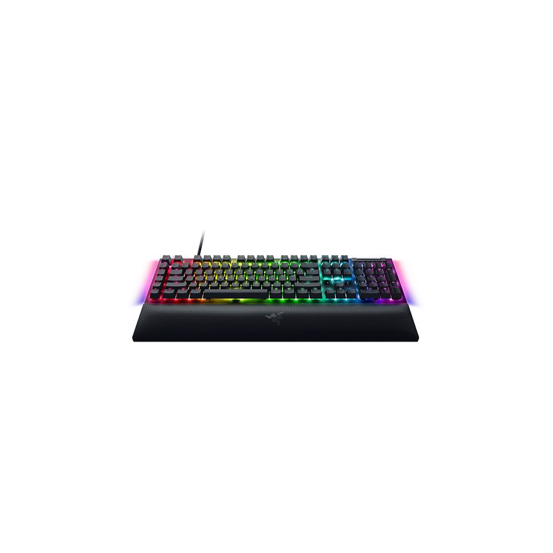 Tipkovnica Razer BlackWidow V4, zelena stikala, US SLO g., črna
