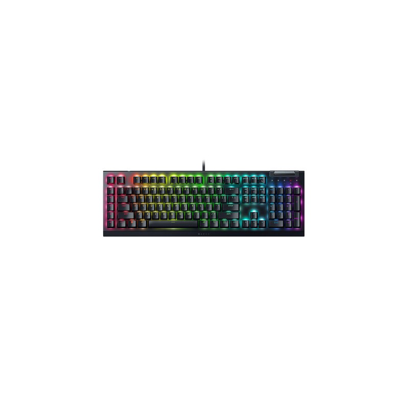 Tipkovnica Razer BlackWidow V4 X, rumena stikala, US SLO g., črna