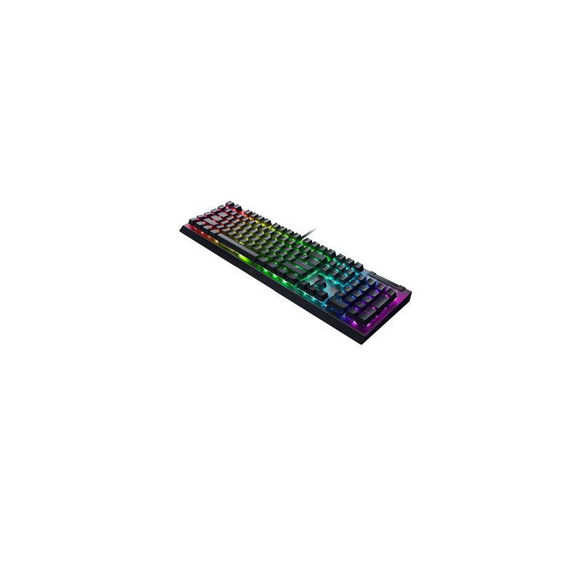 Tipkovnica Razer BlackWidow V4 X, rumena stikala, US SLO g., črna