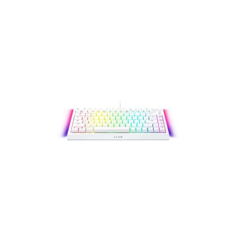 Tipkovnica Razer BlackWidow V4 75%, US SLO g., bela