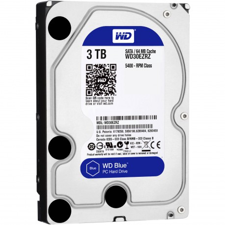 Trdi disk 3.5" 3TB 5400rpm 64MB SATA3 Blue WD30EZRZ