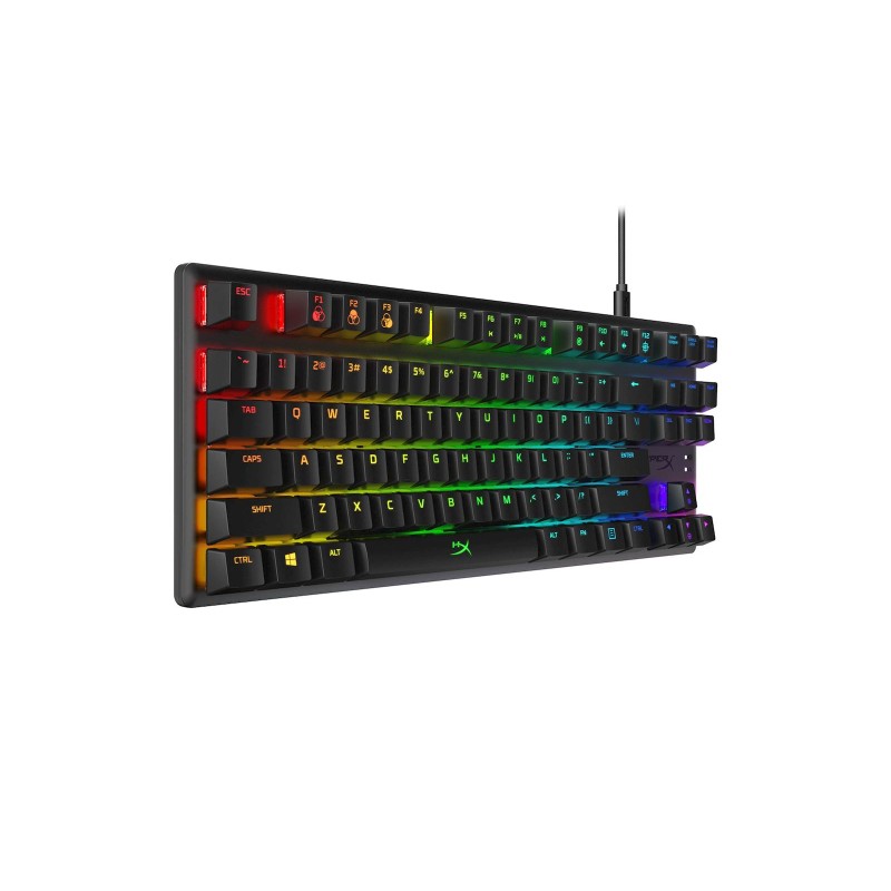 Tipkovnica HP HyperX Alloy Origins Core RGB, mehanična, HyperX Aqua Switch