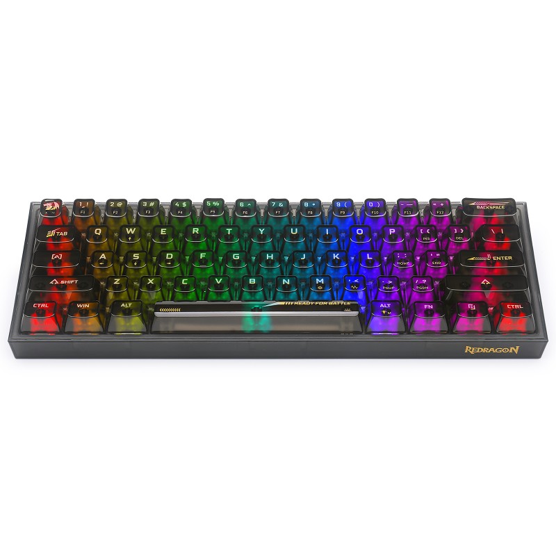 Tipkovnica RedRagon FIZZ K617CTB-RGB, črna