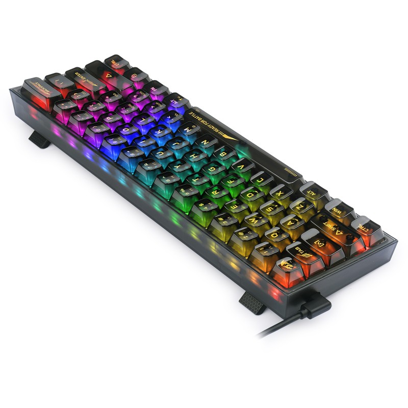 Tipkovnica RedRagon FIZZ K617CTB-RGB, črna