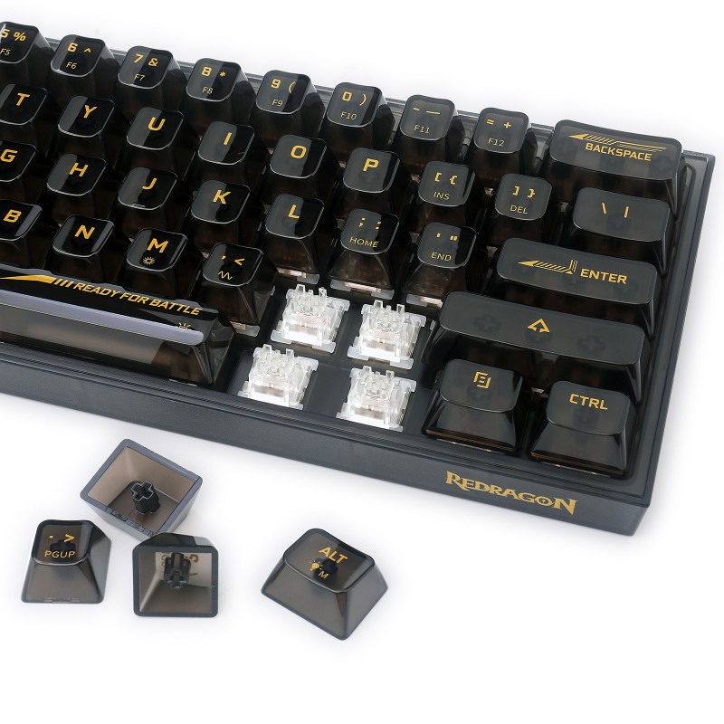 Tipkovnica RedRagon FIZZ K617CTB-RGB, črna