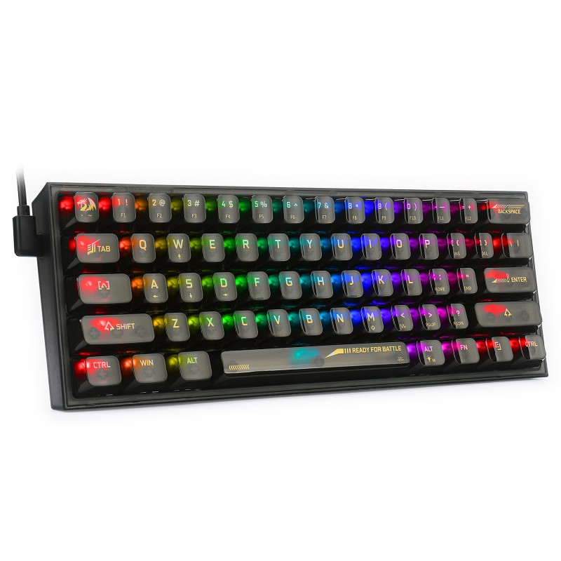 Tipkovnica RedRagon FIZZ K617CTB-RGB, črna